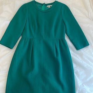 JCrew Emerald green dress